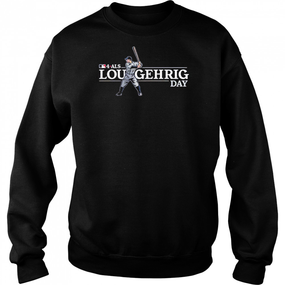 New york yankees x 2025 lou gehrig day shirt Sweatshirt