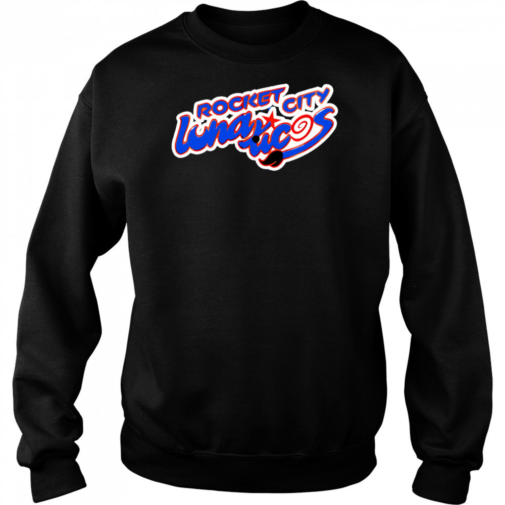 Rocket city trash pandas x lunaticos baseball shirt Sweatshirt