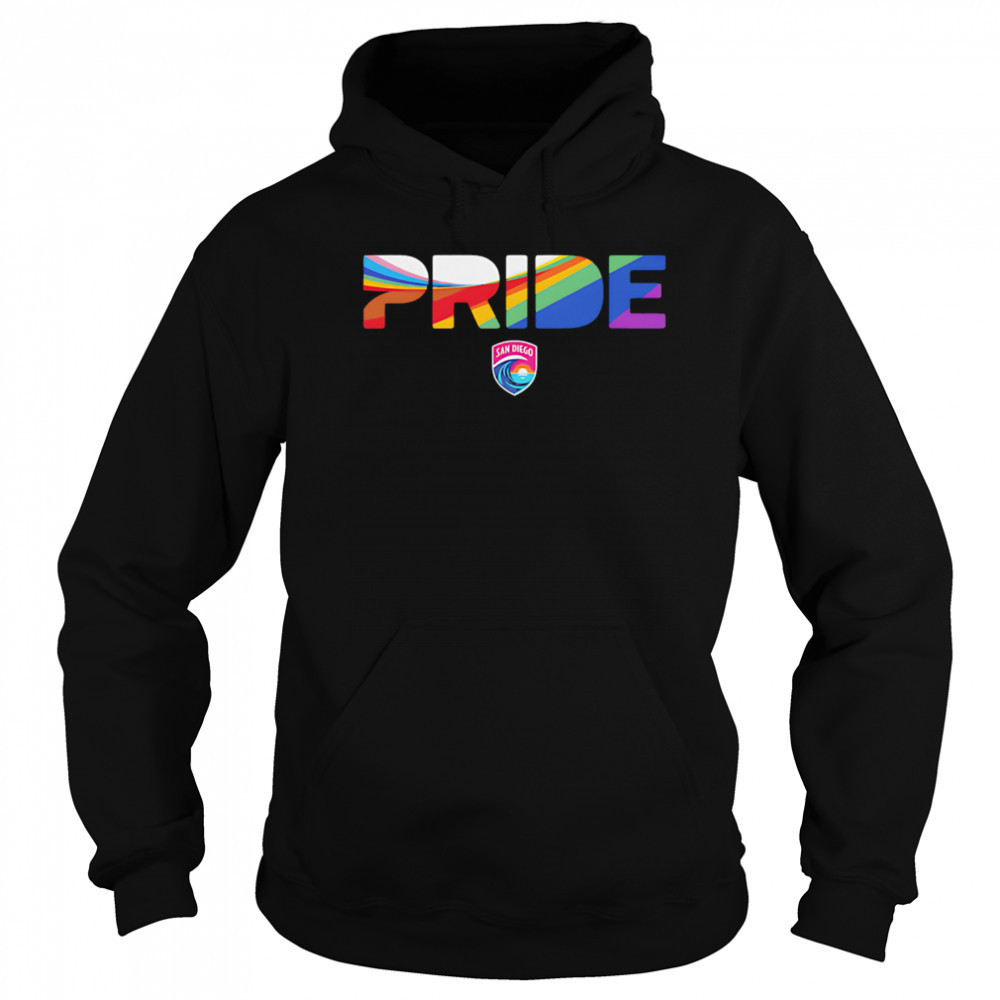 San Diego Wave FC Pride Stripes 2025 shirt Hoodie