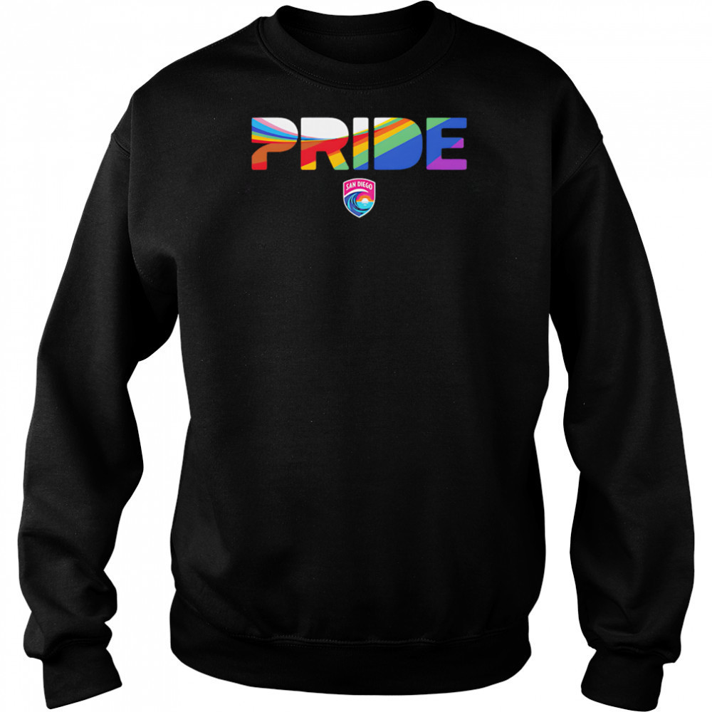 San Diego Wave FC Pride Stripes 2025 shirt Sweatshirt