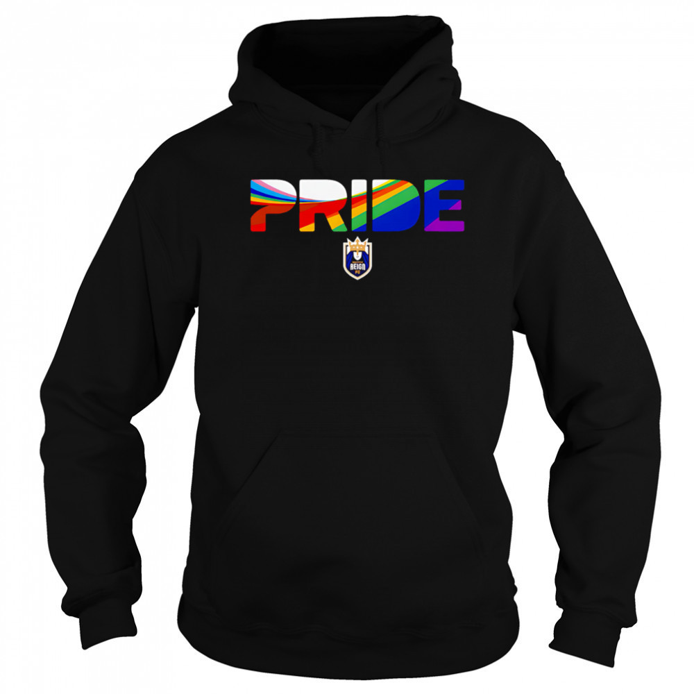 Seattle Reign FC Wave Pride Stripes 2025 shirt Hoodie