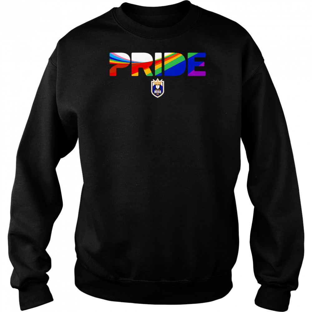 Seattle Reign FC Wave Pride Stripes 2025 shirt Sweatshirt