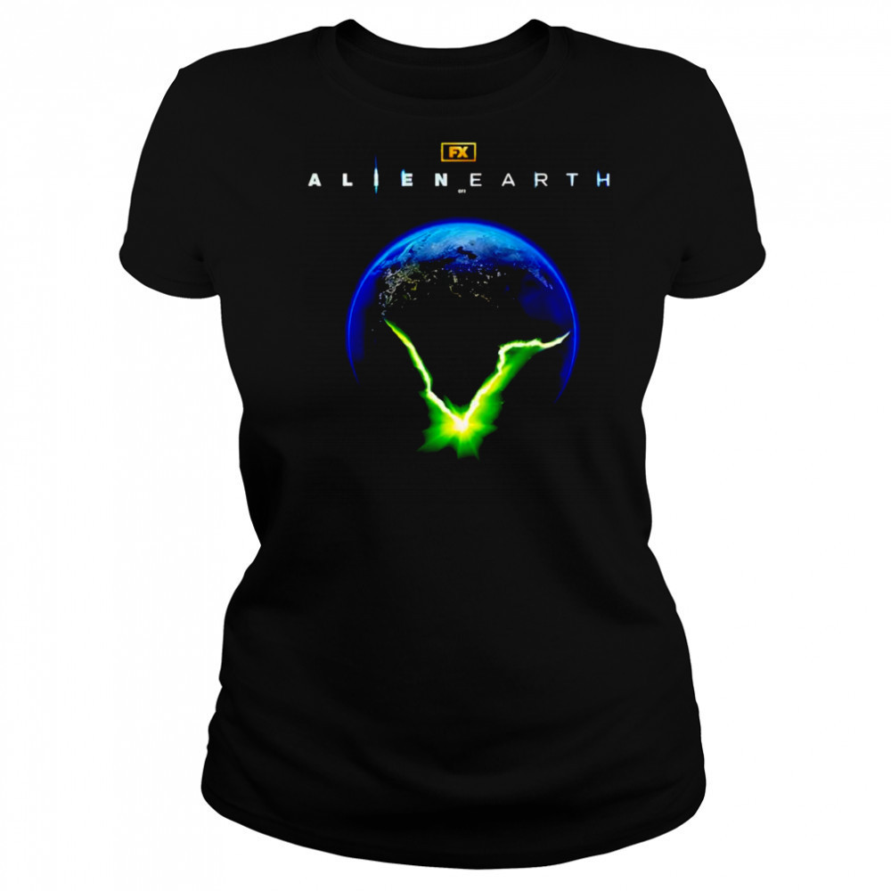 Alien Earth Cracked Earth shirt Women's T-shirt