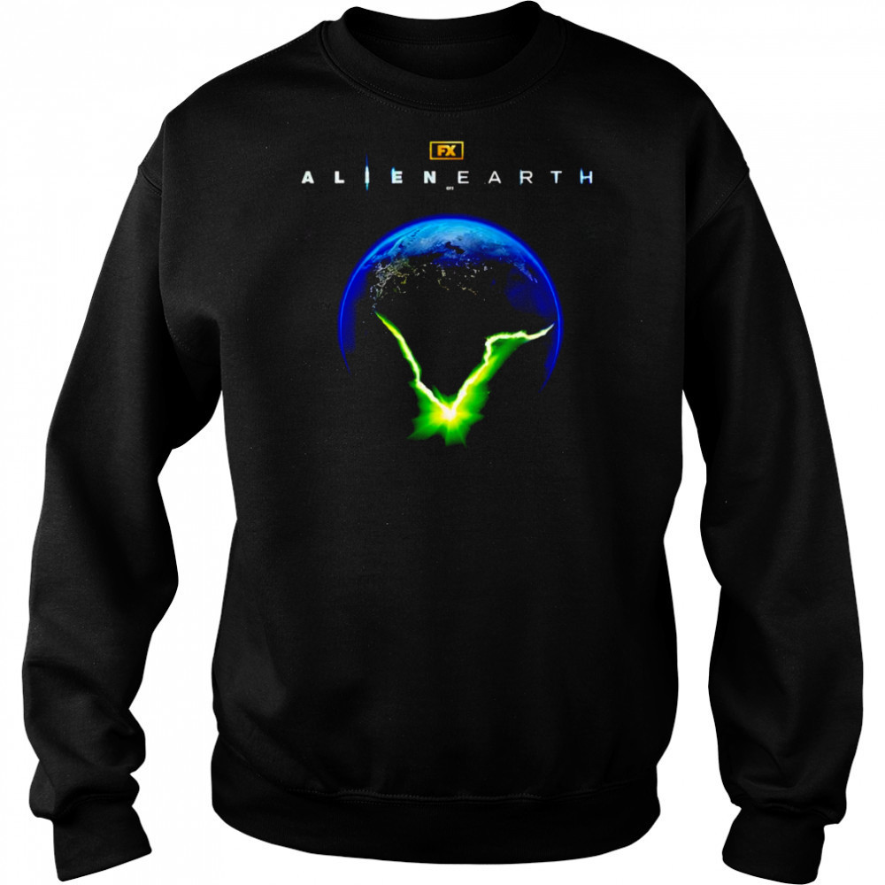 Alien Earth Cracked Earth shirt Sweatshirt