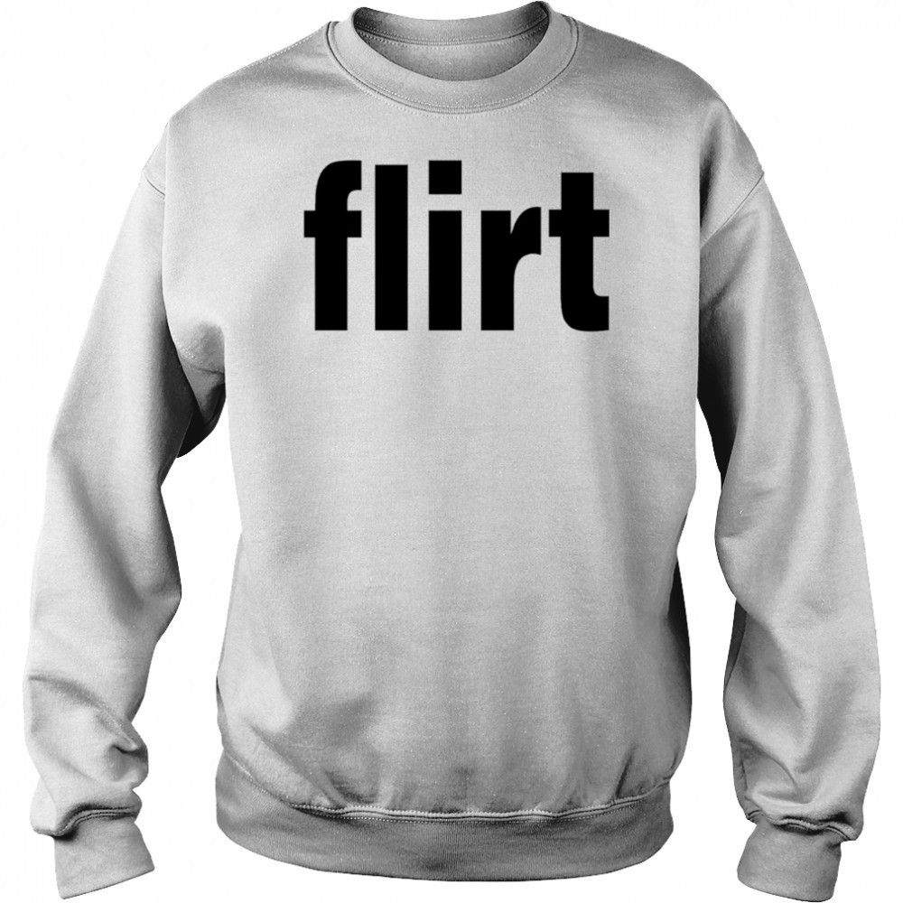 Amelia Dimoldenberg Wearing Flirt shirt Sweatshirt