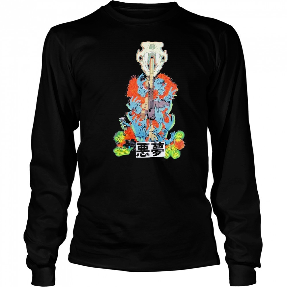 Block II CQBR Rifle Ashen Lilly T-shirt Long Sleeved