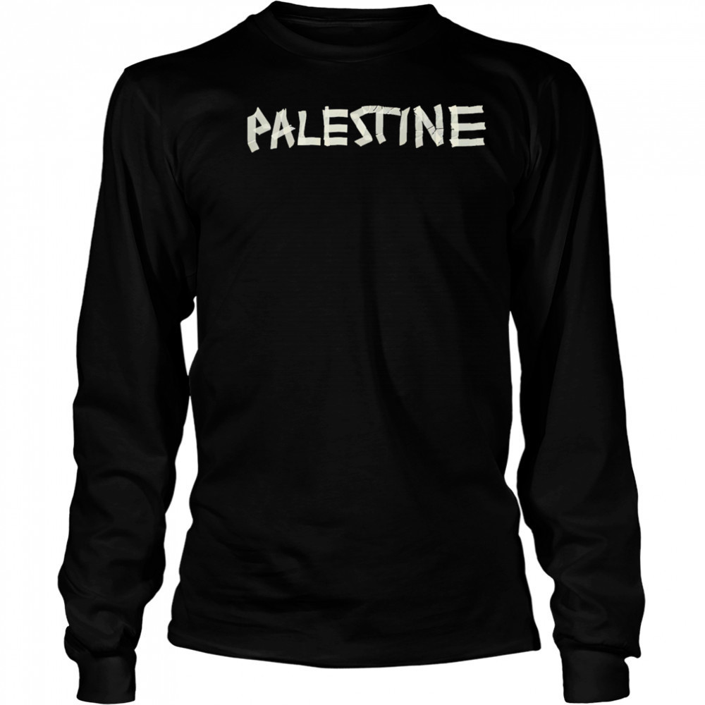 Cansin kokturk wearing palestine tape shirt Long Sleeved