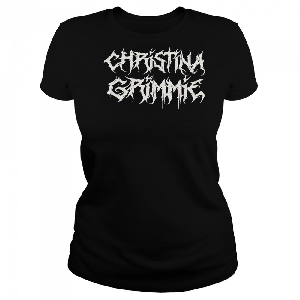 Christina Grimmie Metal Logo T-shirt Women's T-shirt