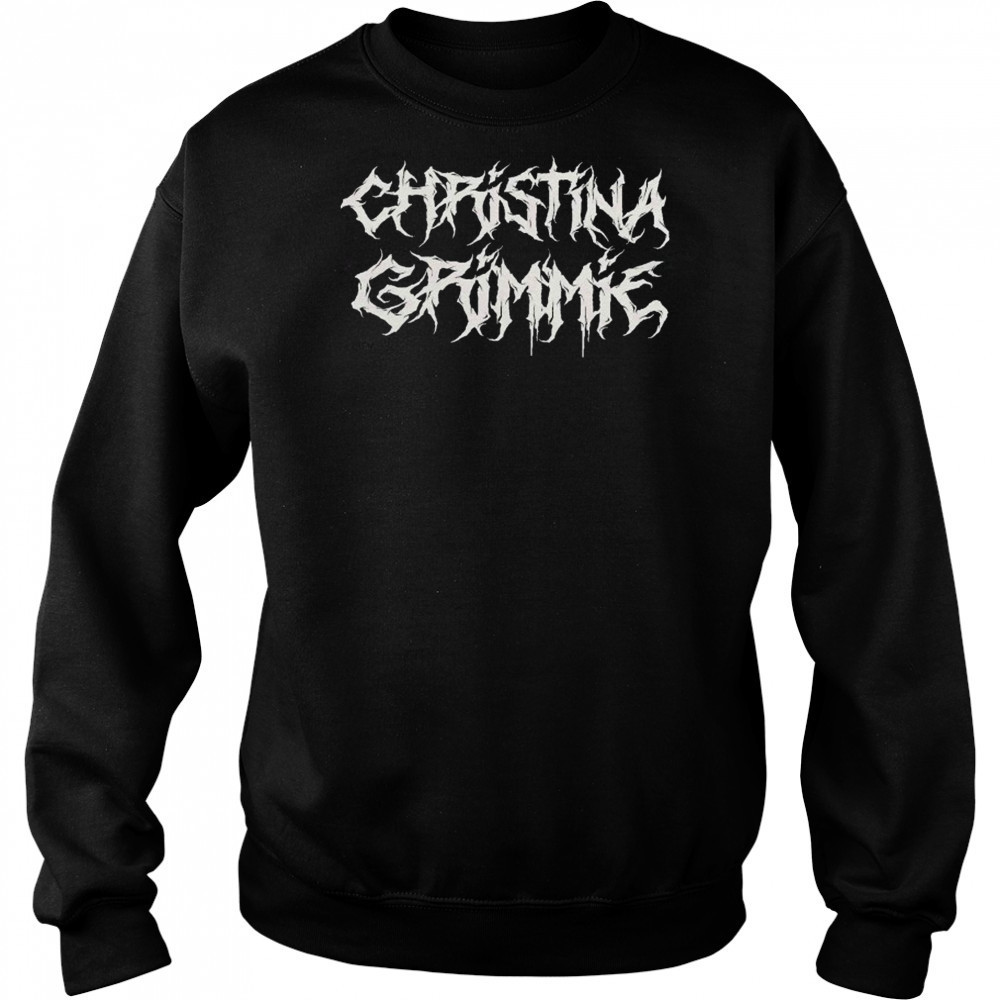 Christina Grimmie Metal Logo T-shirt Sweatshirt