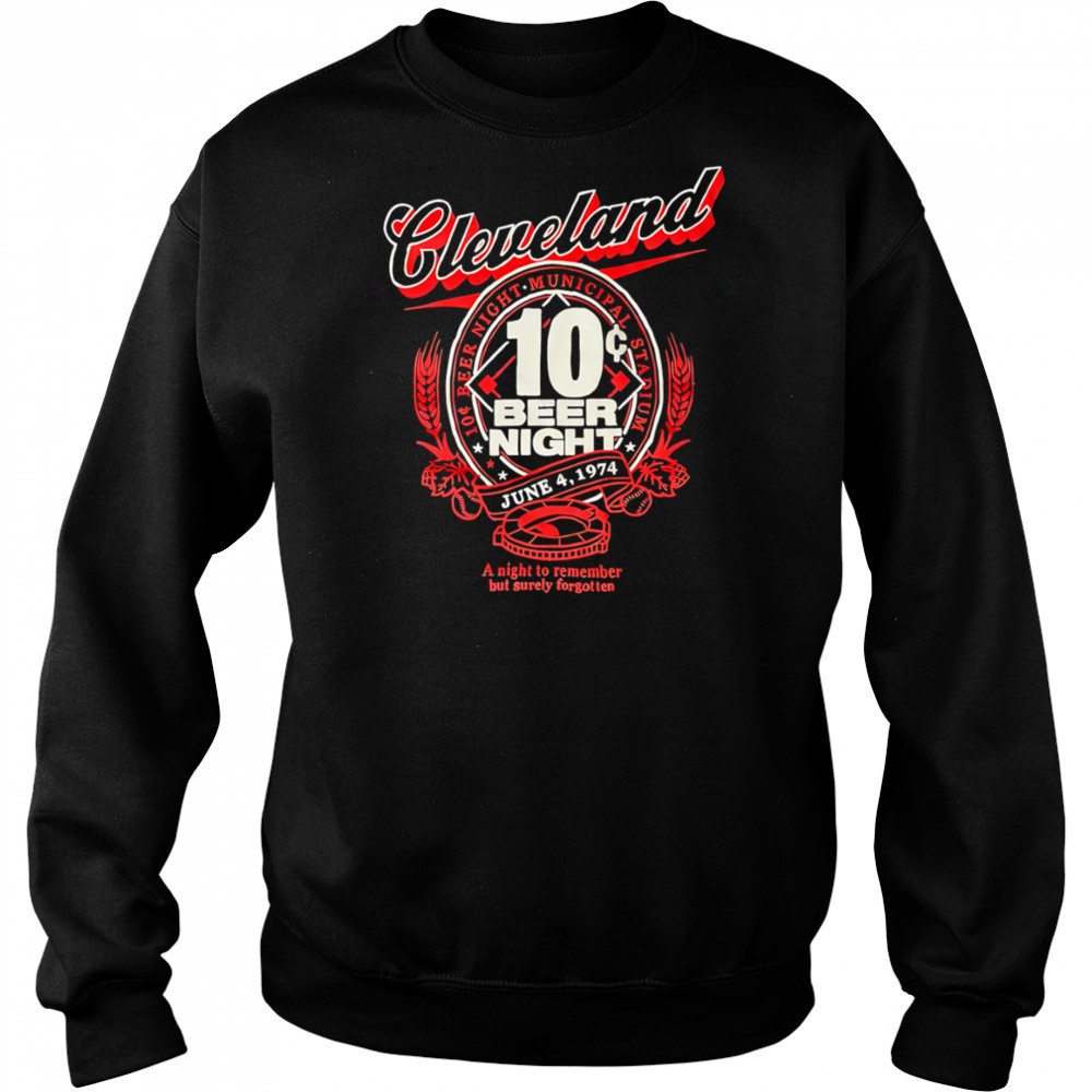 Cleveland Guardians 10 beer night shirt Sweatshirt