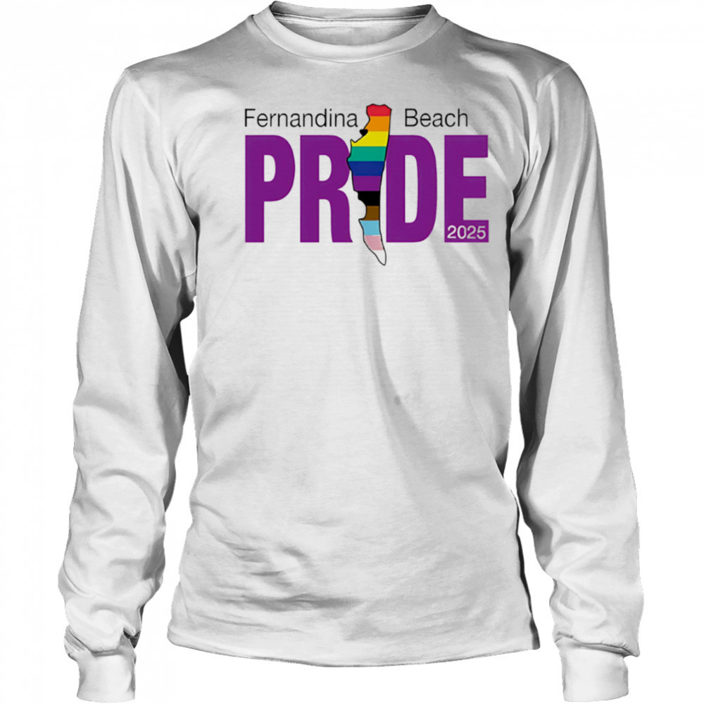 Fernandina Beach Pride 2025 shirt Long Sleeved