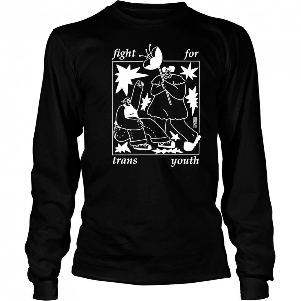 Fight for trans youth shirt Long Sleeved