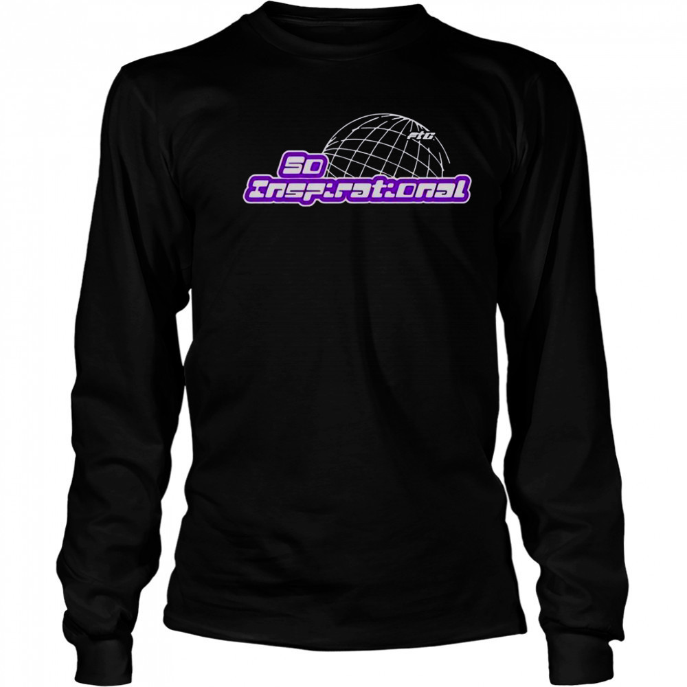 Flight Reacts So Inspirational Globe T-Shirt Long Sleeved