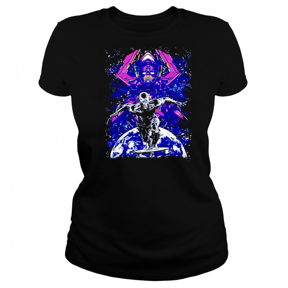Harbinger of Doom Galactus and Silver Surfer shirt Women's T-shirt