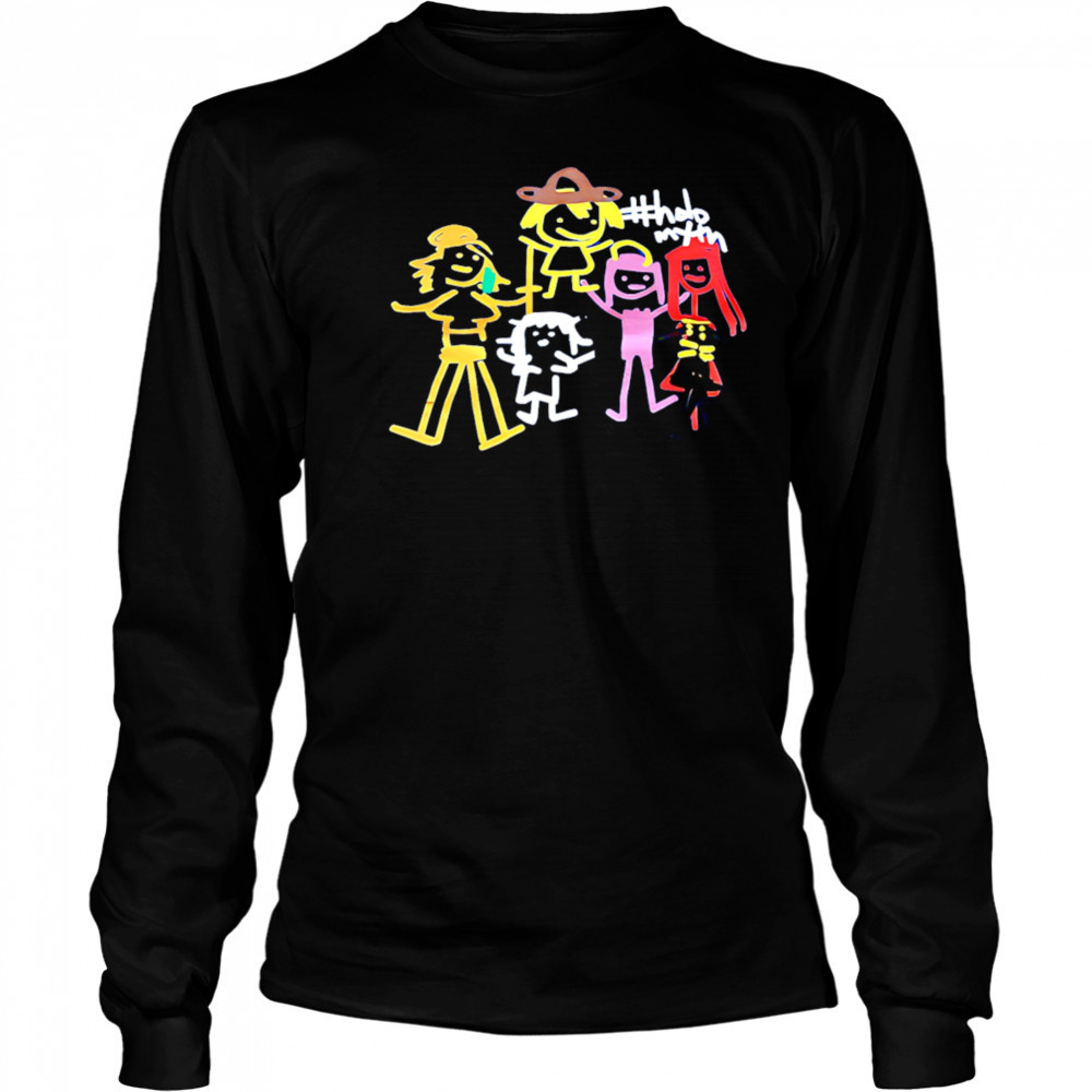 Hololive Myth Head Empty No Thoughts shirt Long Sleeved