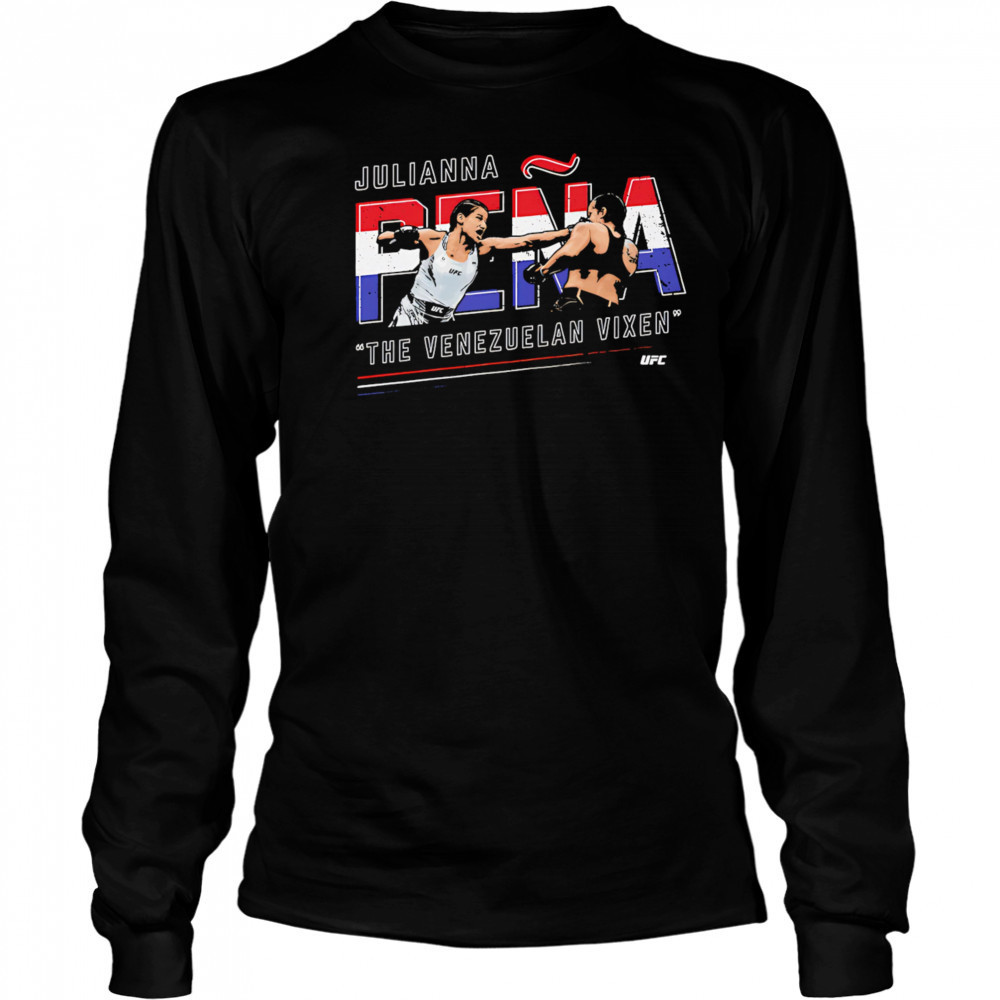 Julianna Pena the venezuelan vixen retro shirt Long Sleeved