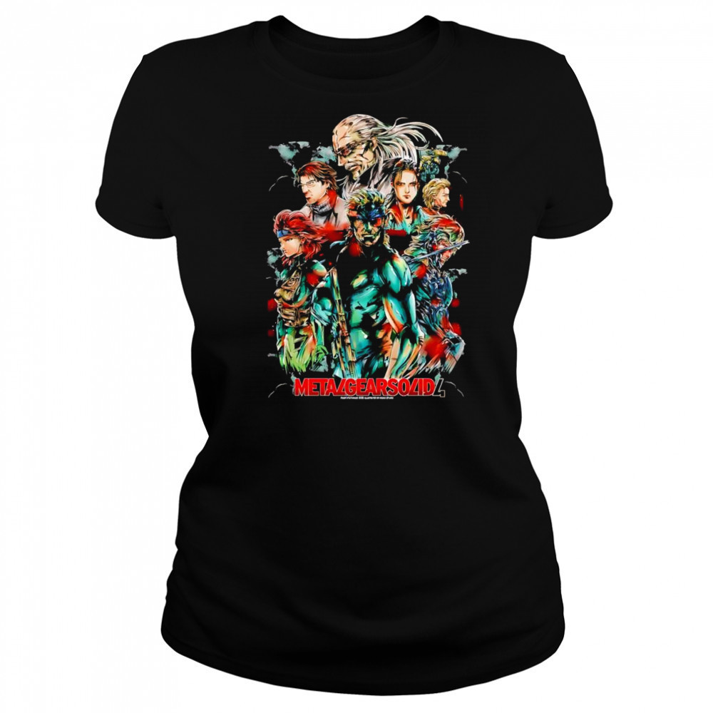 Metal Gear Solid 4 characters shirt Women's T-shirt