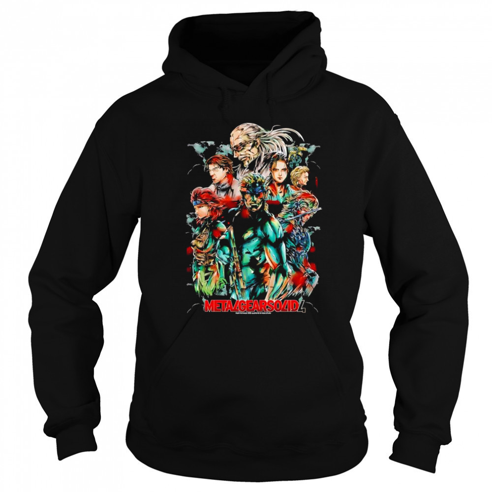 Metal Gear Solid 4 characters shirt Hoodie