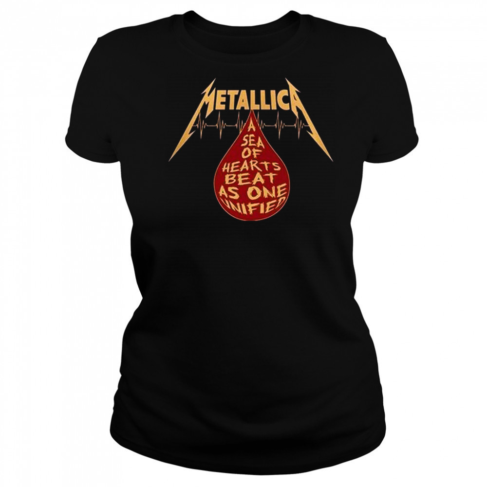 Metallica M72 World Tour At Mercedes Benz Stadium A Sea Of hearts Beat As One Unified Shirt Women's T-shirt