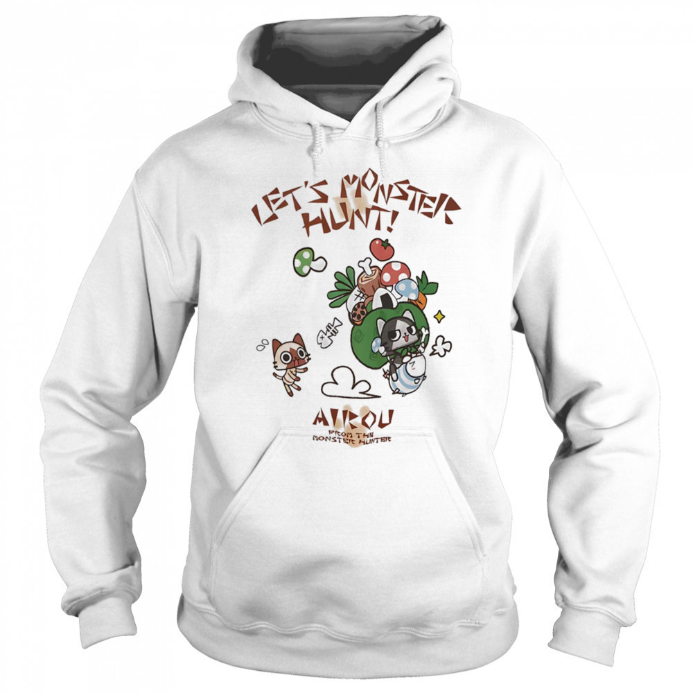 Monster Hunter Diary Airou Felyne shirt Hoodie