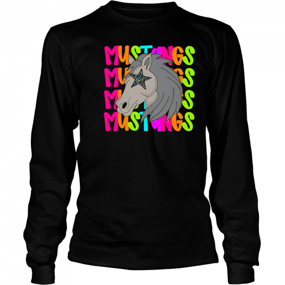 Mustangs repeat pride shirt Long Sleeved