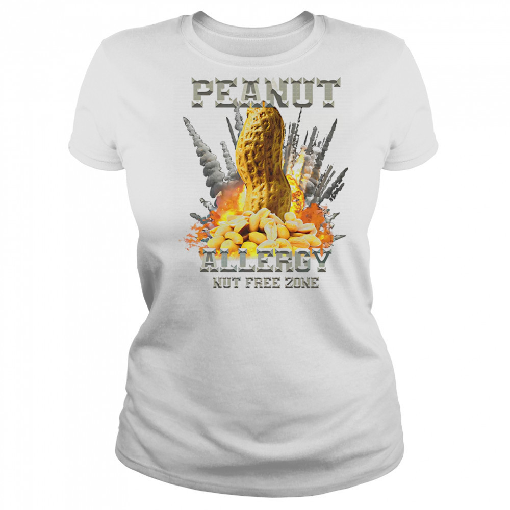 Peanut allergy nut free zone shirt Women's T-shirt
