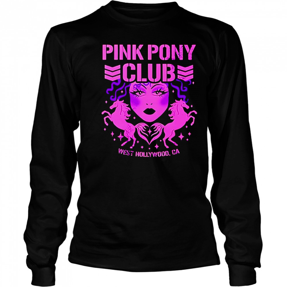 Pink Pony Club West Hollywood Ca shirt Long Sleeved