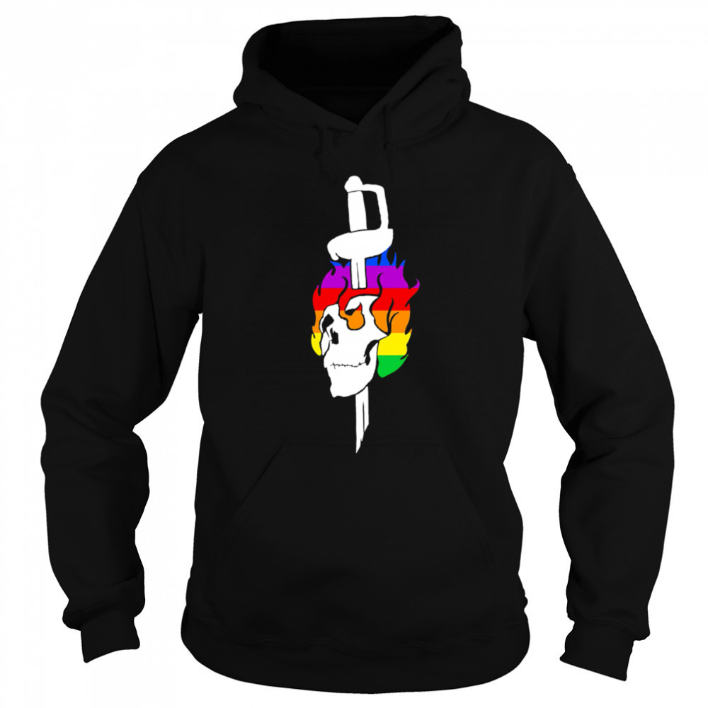 Pride Skull LGBT shirt Hoodie