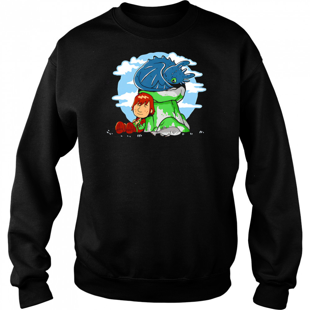Relaxing With My Dragon shirt Sweatshirt