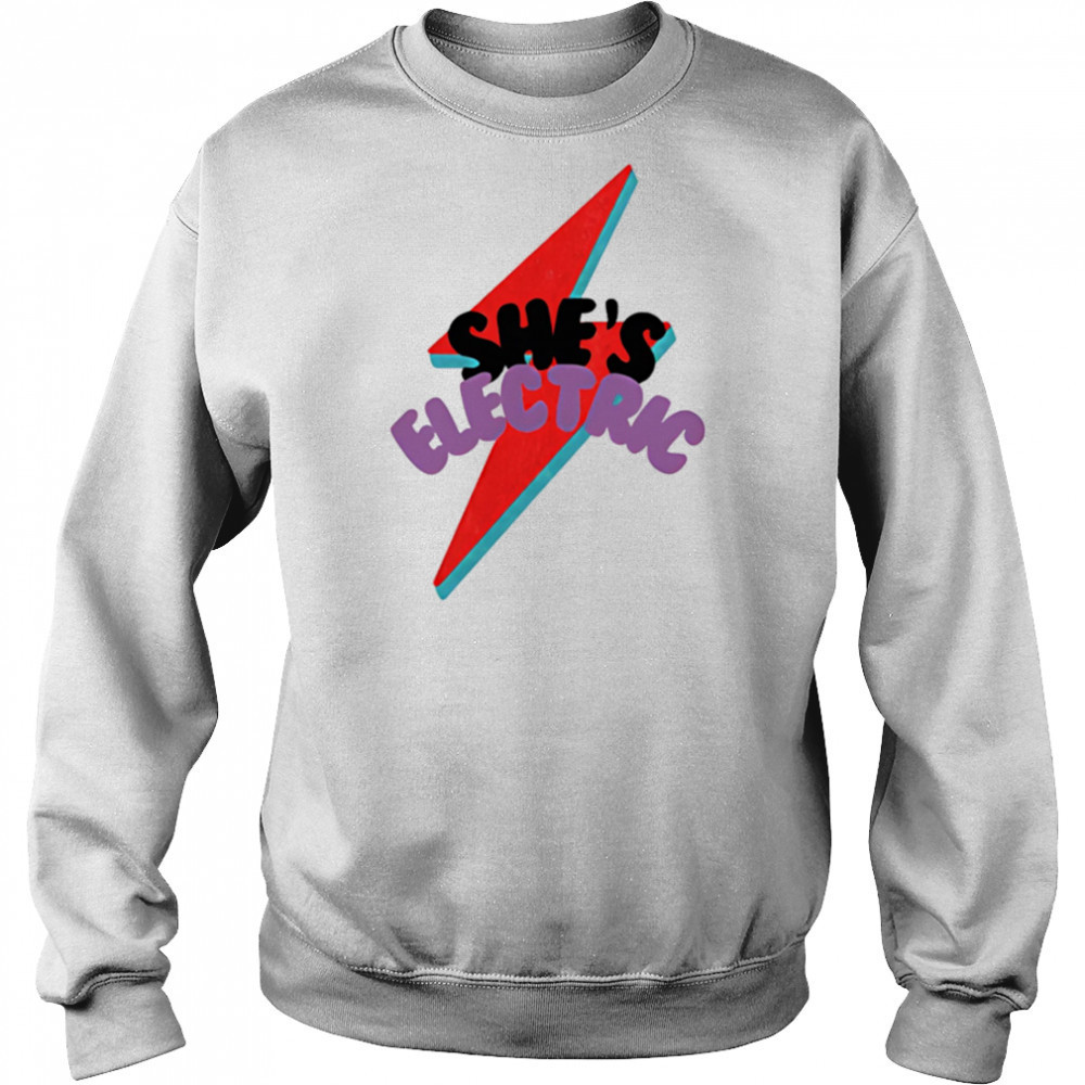 She’s electric oasis 2025 concert shirt Sweatshirt
