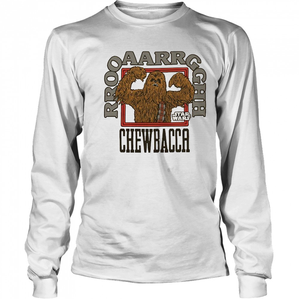 Star Wars Wookie Roar Chewbacca T-shirt Long Sleeved