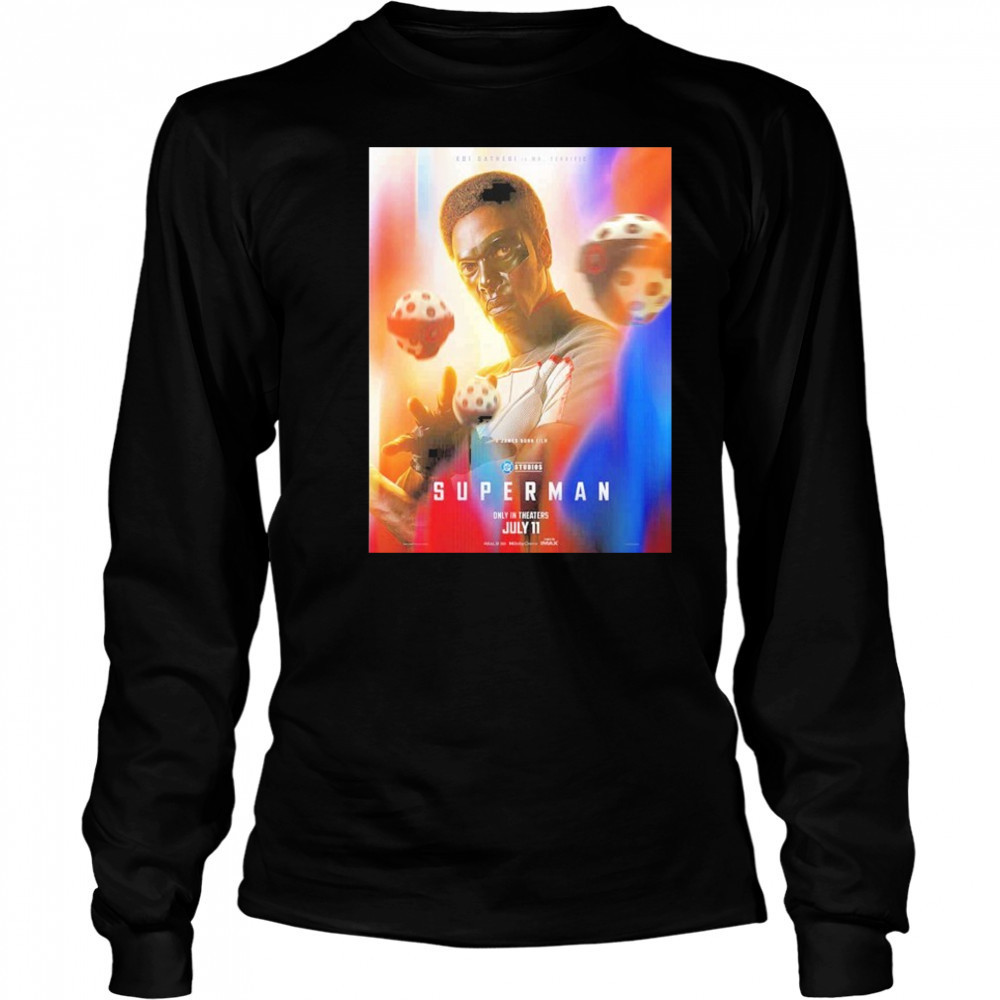 Superman Edi Gathegi Is Mr Terrific July 11 2025 DC Studios shirt Long Sleeved