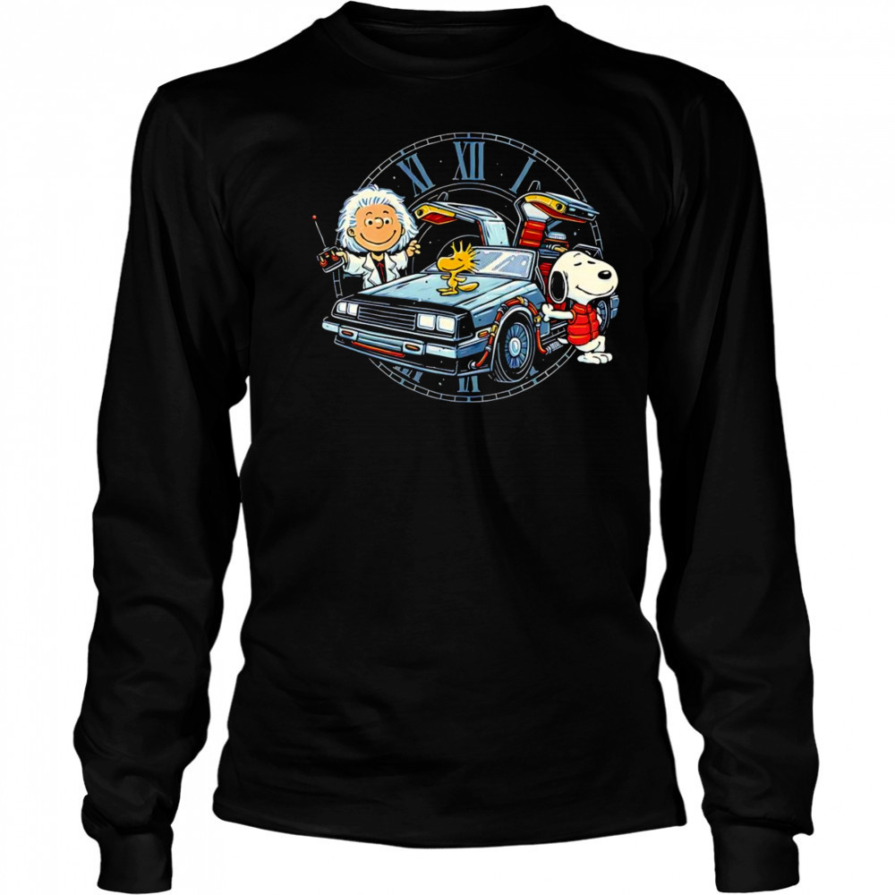 Time travel buddies Peanuts shirt Long Sleeved