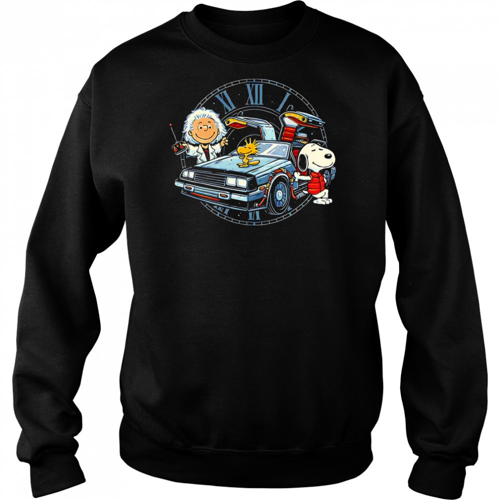 Time travel buddies Peanuts shirt Sweatshirt
