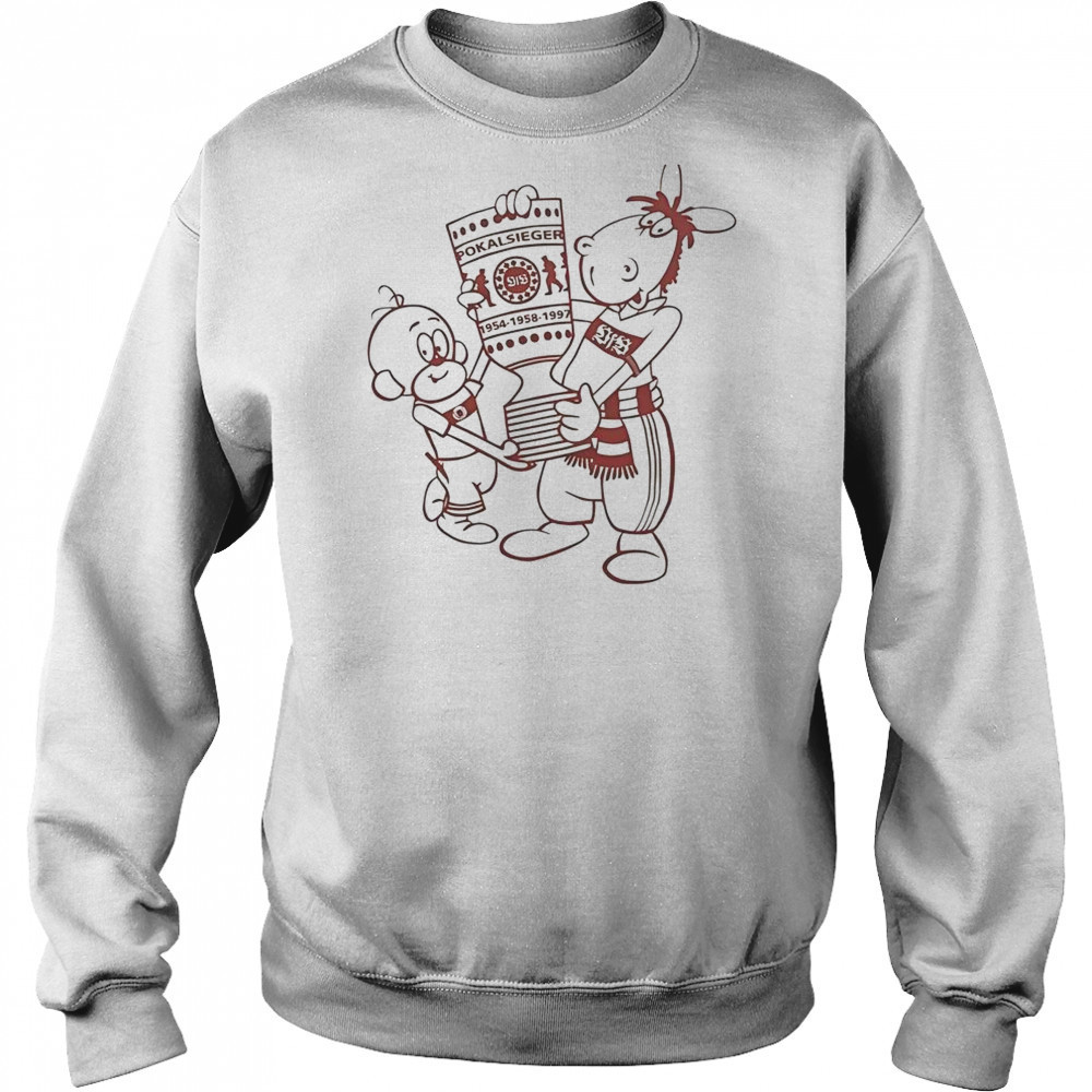 VFB Pokal Final Äffle Und Pferdle T-Shirt Sweatshirt
