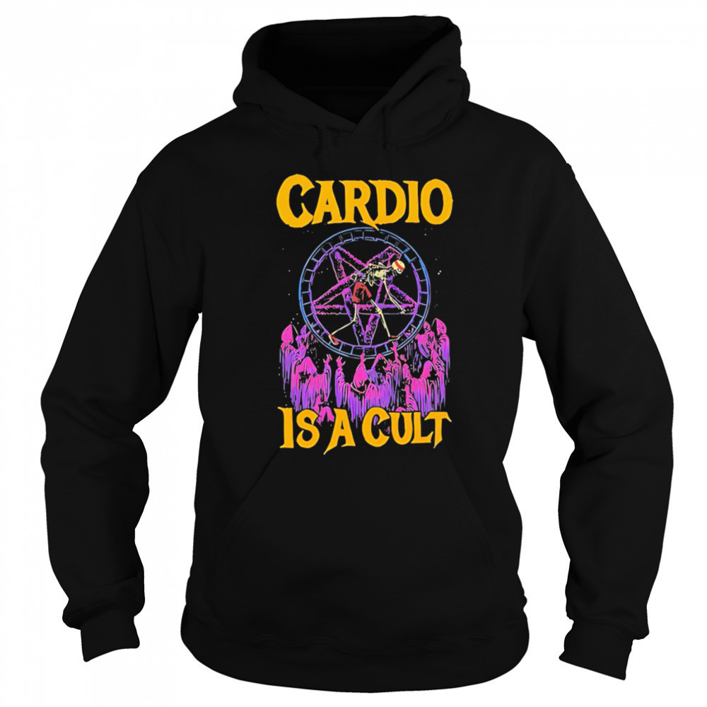 Cardio is a cult yellow shirt Hoodie