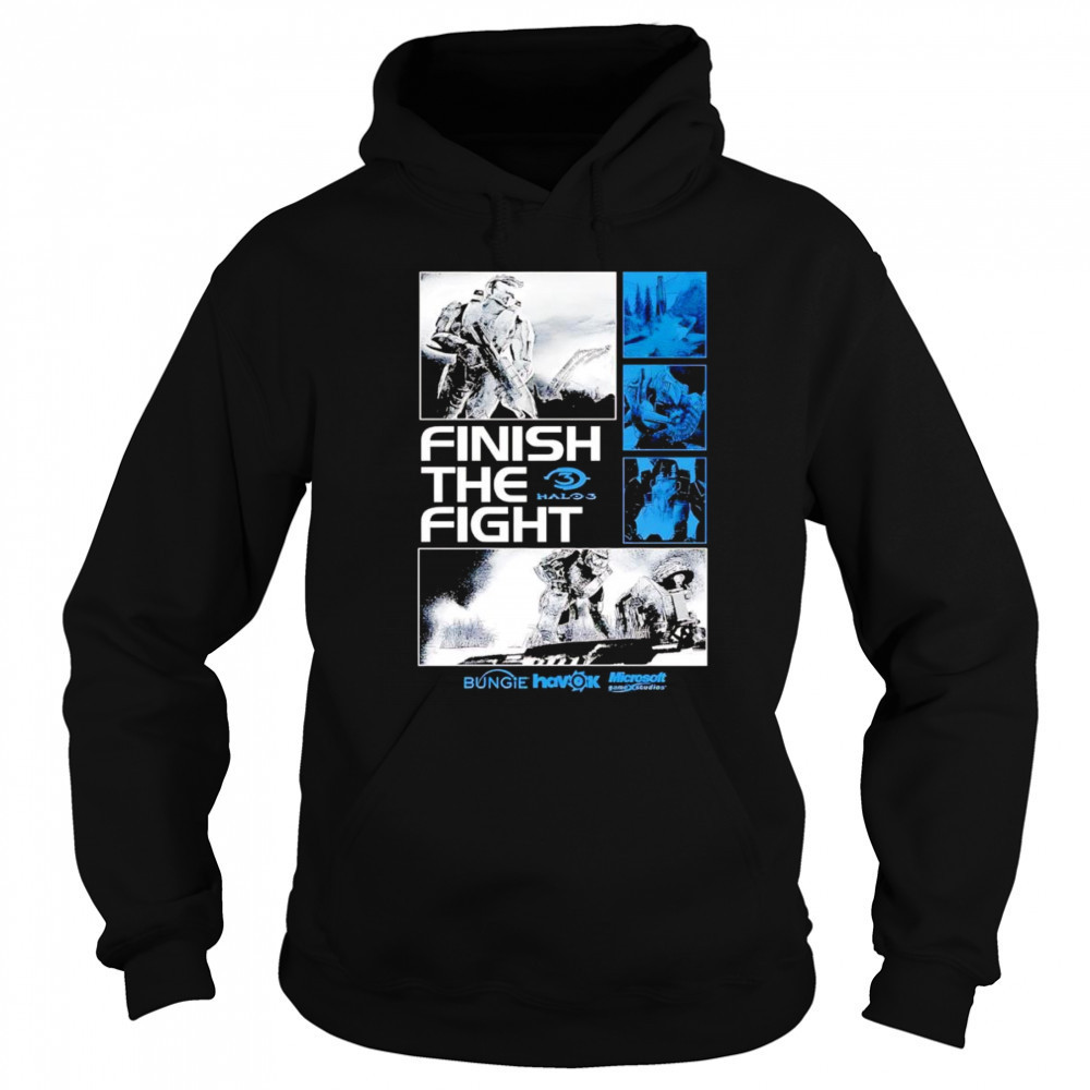 Finish the fight Halo 3 shirt Hoodie