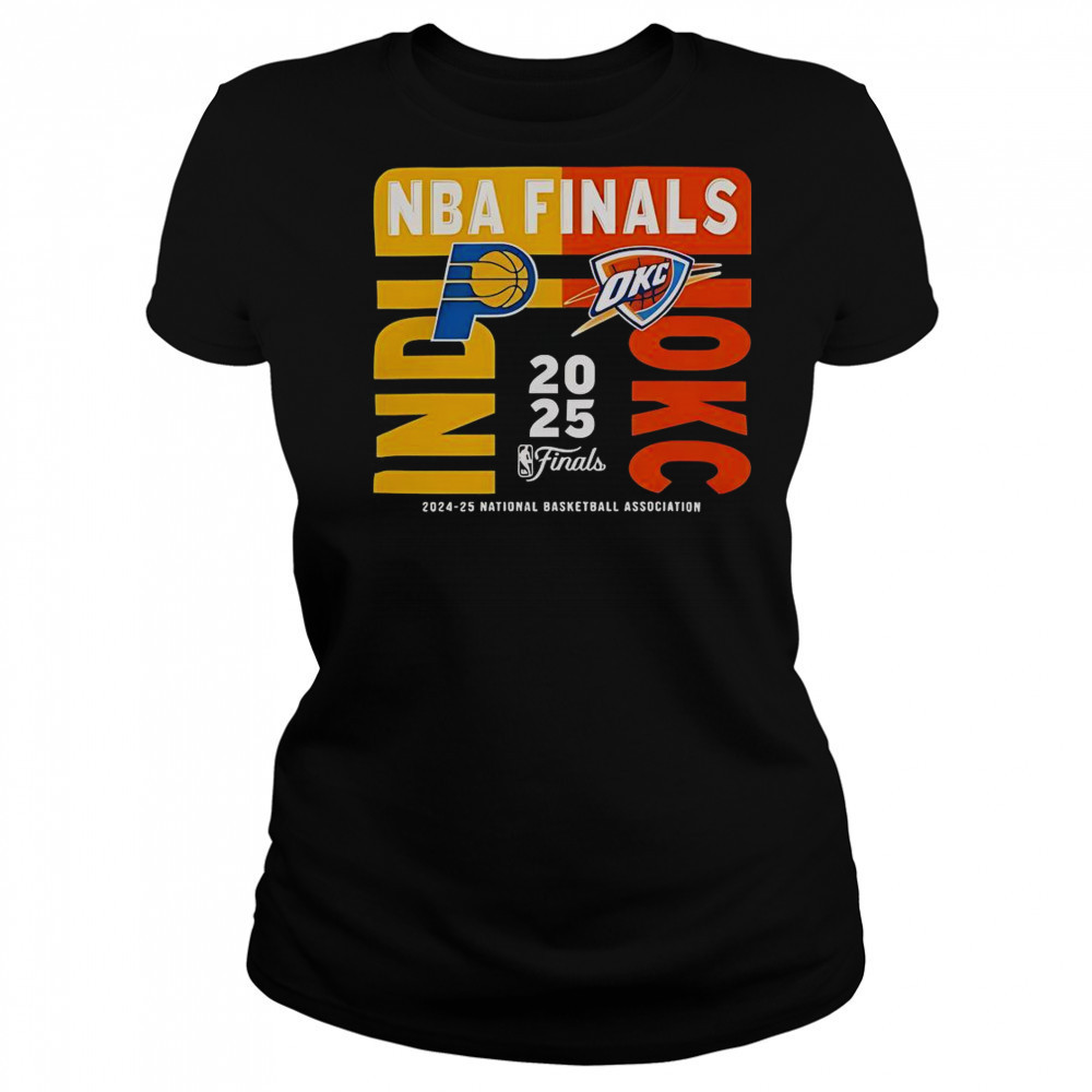 2025 NBA Finals Matchup Indiana Pacers Vs OKC Thunder T-Shirt Women's T-shirt