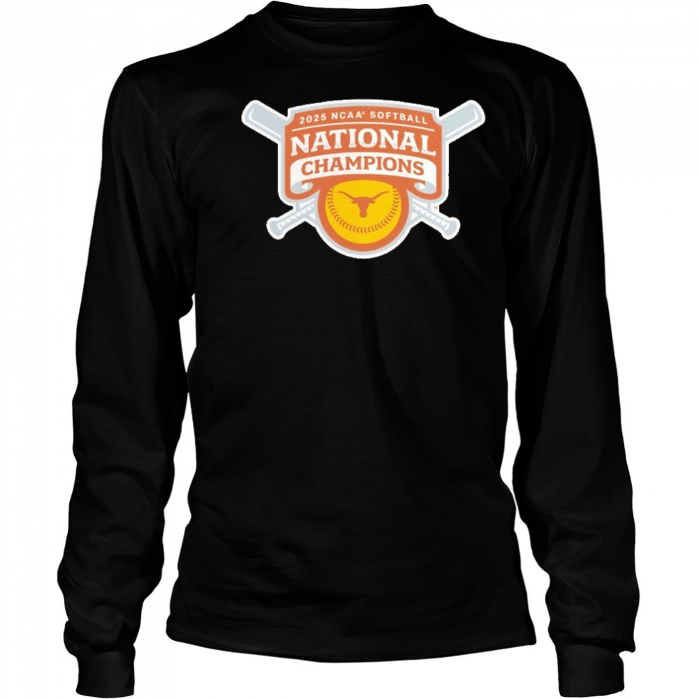 2025 Texas Orange Texas Longhorns 2025 NCAA Softball Women’s College World Series Champions T-Shirt Long Sleeved