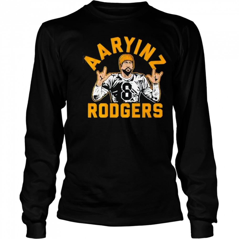 AarYinz Aaron Rodgers Pittsburgh Steelers Football shirt Long Sleeved