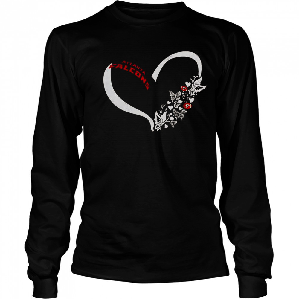 Butterflies In My Stomach Atlanta Falcons NFL T-Shirt Long Sleeved