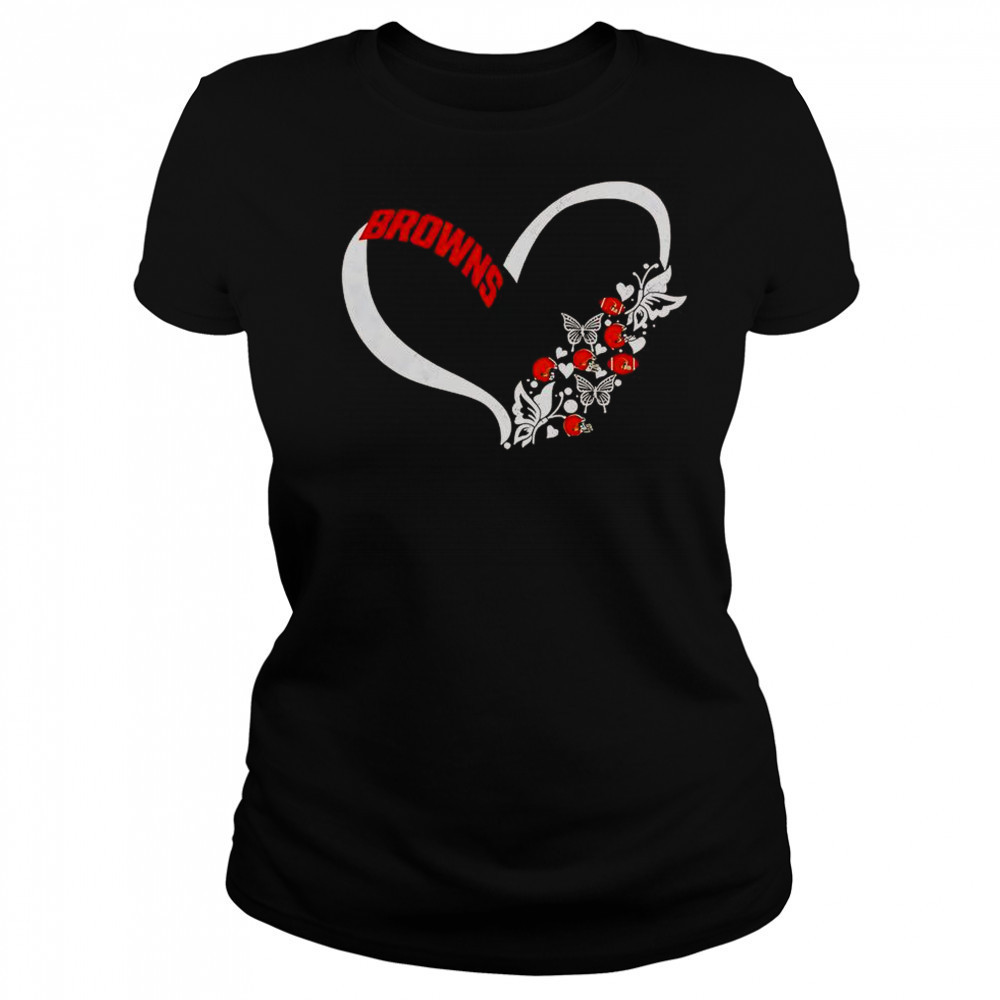 Butterflies In My Stomach Cleveland Browns NFL T-Shirt Women's T-shirt