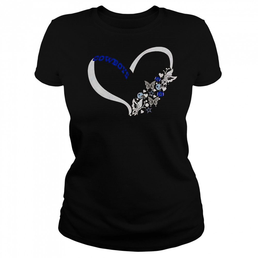 Butterflies In My Stomach Dallas Cowboys NFL T-Shirt Women's T-shirt