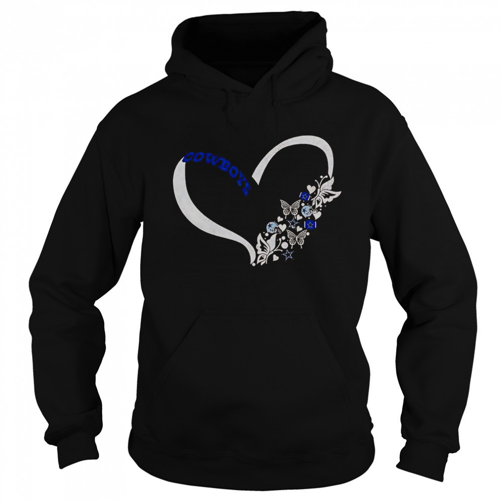 Butterflies In My Stomach Dallas Cowboys NFL T-Shirt Hoodie