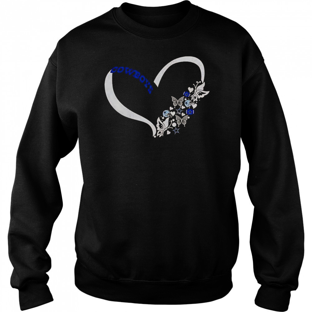 Butterflies In My Stomach Dallas Cowboys NFL T-Shirt Sweatshirt