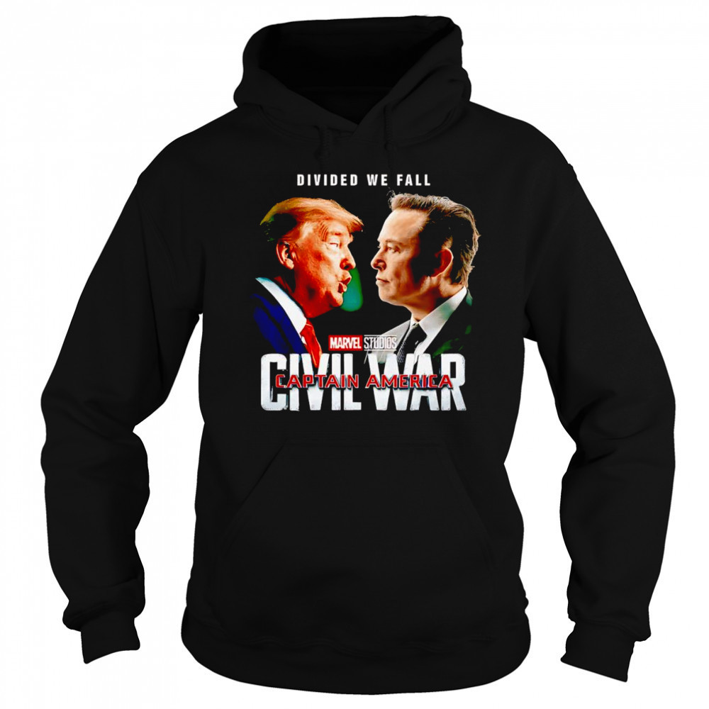 Civil War Trump vs Elon shirt Hoodie