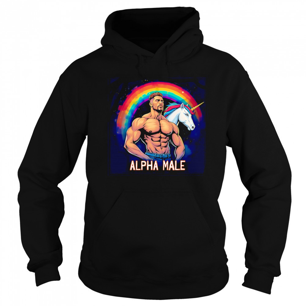 Gay alpha male pride shirt Hoodie