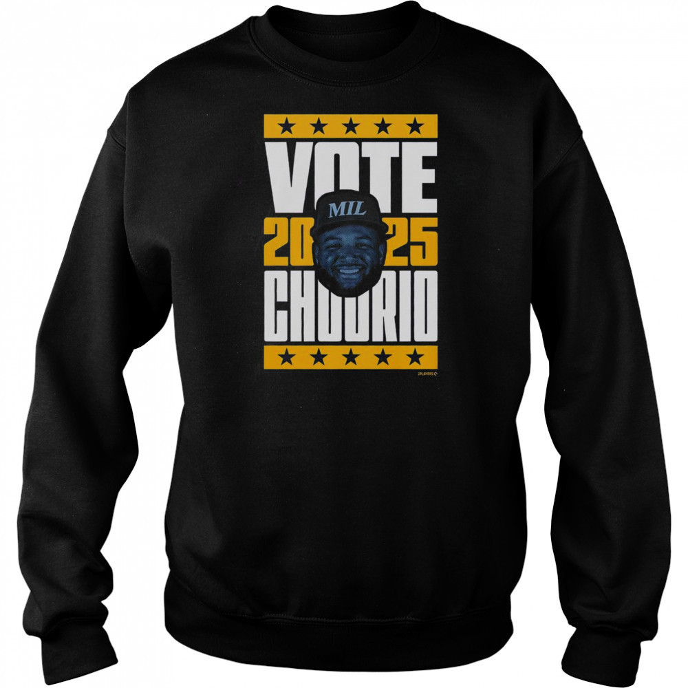 Good Jackson Chourio 2025 Vote T-Shirt Sweatshirt