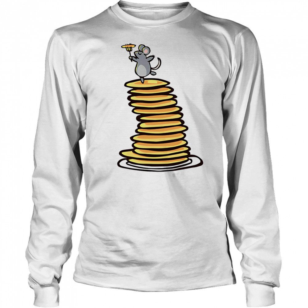 Happy Pancake Stack shirt Long Sleeved