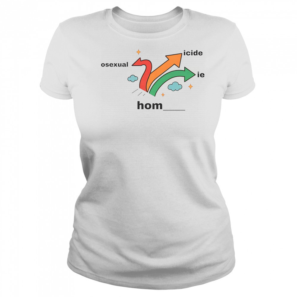 Homosexual homicide homie shirt Women's T-shirt